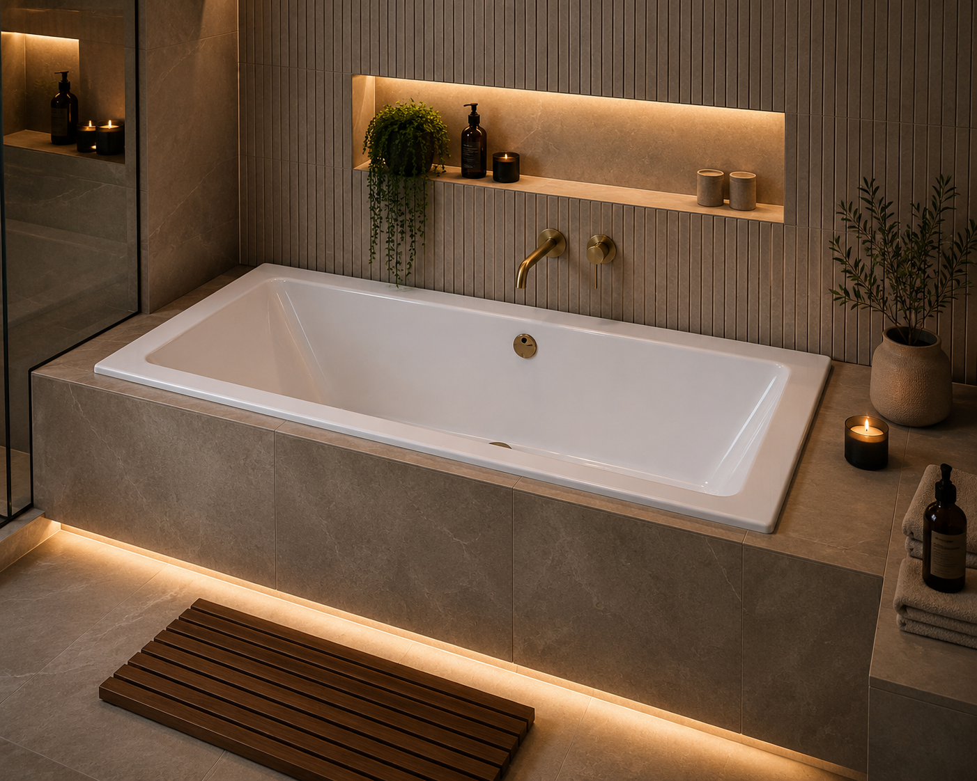 Elite Double Ended Bath c/w Legs