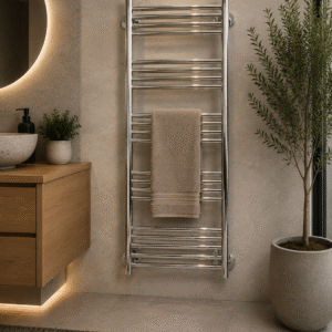 800 mm x 500 mm Chrome Towel Warmers