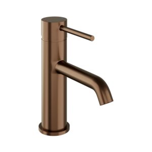 Brushed Bronze Mono Basin Mixer Tap