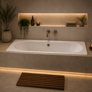 Rounded Double Ended Bath 1800x800