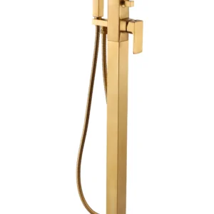 Torino Floor Standing Bath Shower Mixer Brushed Brass